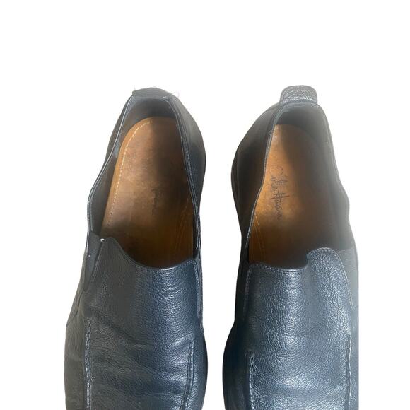 Cole Haan Men's Black‎ Modern Leather Slip On Loafers size 13 Made in India - Picture 3 of 6